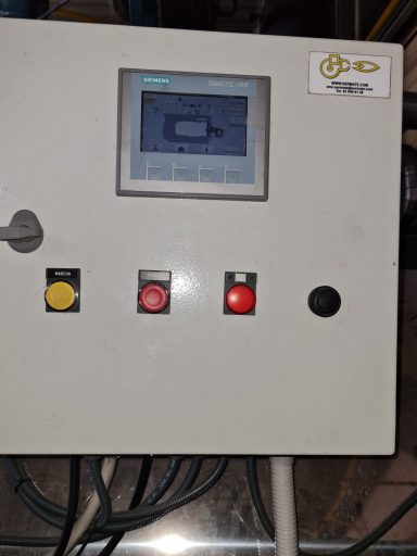 Control caldera agua proceso industrial